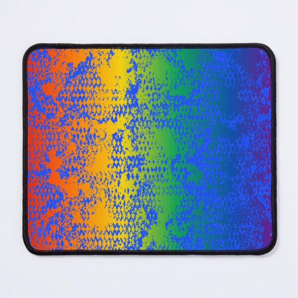 Item preview, Modern Distressed Python Print Pattern | Rainbow & Blue designed and sold by Frohyou.