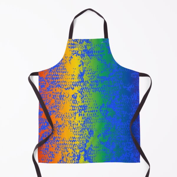 Item preview, Modern Distressed Python Print Pattern | Rainbow & Blue designed and sold by Frohyou.
