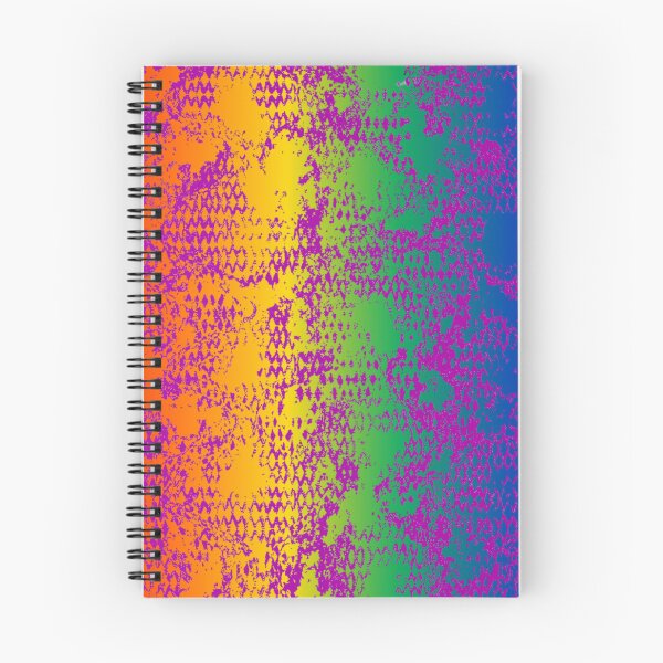 Item preview, Modern Distressed Python Print Pattern | Rainbow & Purple designed and sold by Frohyou.