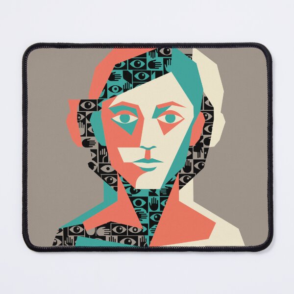 Item preview, Fragmented Mind Abstract Portrait designed and sold by KeremYurtseven.