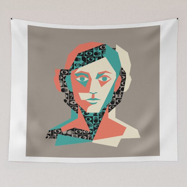 Item preview, Fragmented Mind Abstract Portrait designed and sold by KeremYurtseven.