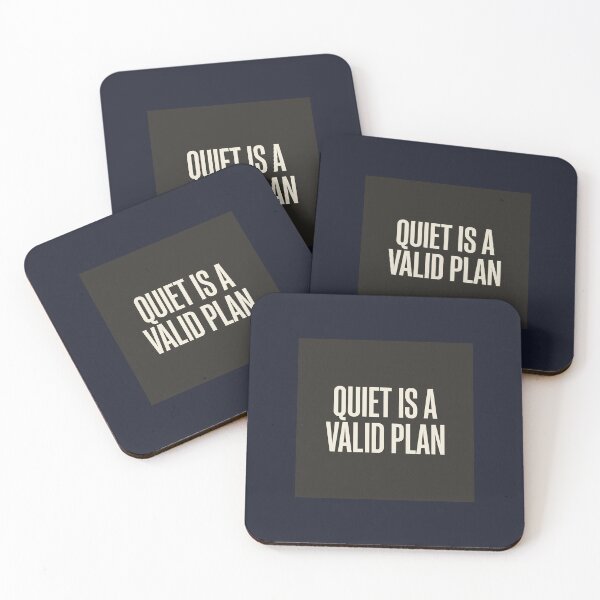 Item preview, Quiet Is a Valid Plan designed and sold by QuietNovaShop.