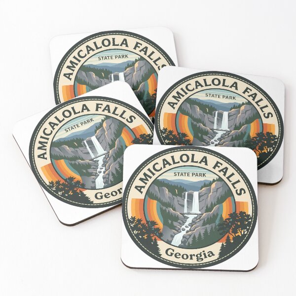 Item preview, Amicalola Falls State Park Georgia Poster designed and sold by DetourDgn.