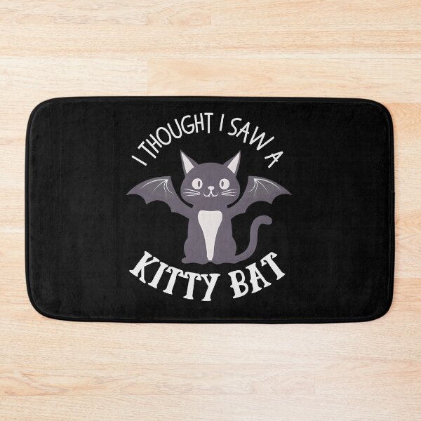 Item preview, Cute and Funny Cat Bat Pun - I Thought I Saw A Kitty Bat designed and sold by SunandShade.