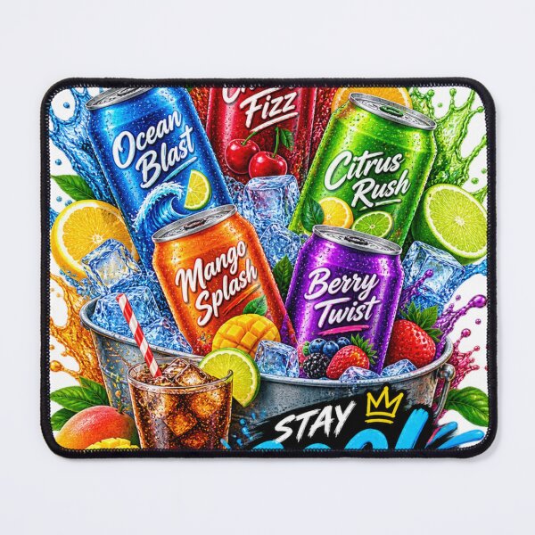 Item preview, Colorful fruity soda splash designed and sold by urbanshop7.