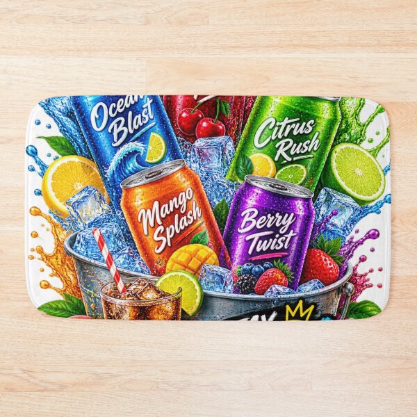 Item preview, Colorful fruity soda splash designed and sold by urbanshop7.