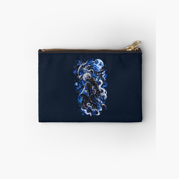 Item preview, Blue Spirit Wolf Samurai – Japanese Dark Fantasy Anime Warrior designed and sold by Musamem  Designs.