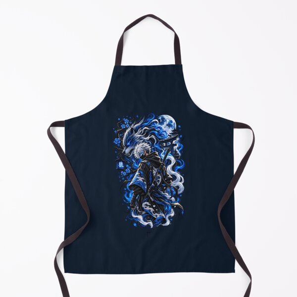 Item preview, Blue Spirit Wolf Samurai – Japanese Dark Fantasy Anime Warrior designed and sold by Musamem  Designs.