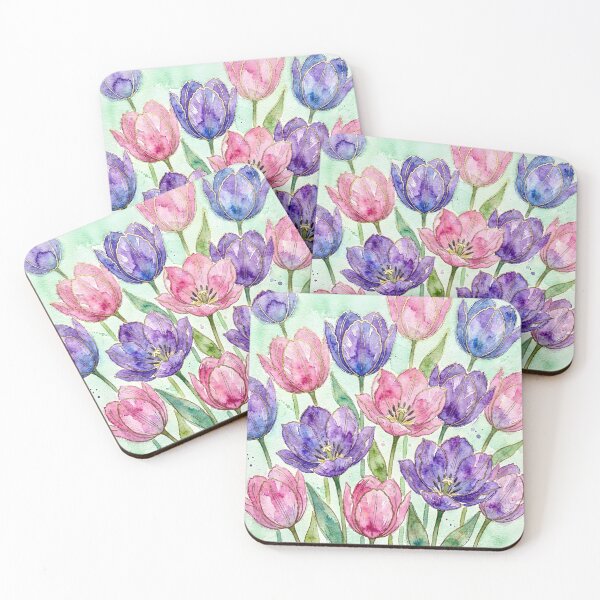 Item preview, Pink and Purple Tulips designed and sold by GraphicsClub.