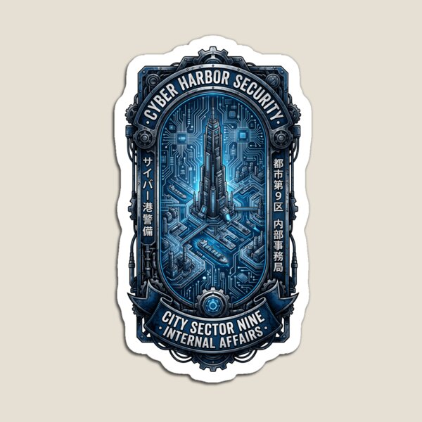 Item preview, Cyber Harbor Security Sector 9 designed and sold by Countryfied.