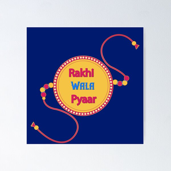 Item preview, Colorful Raksha Bandhan Sibling T-Shirt Design designed and sold by anuardhaduarah.