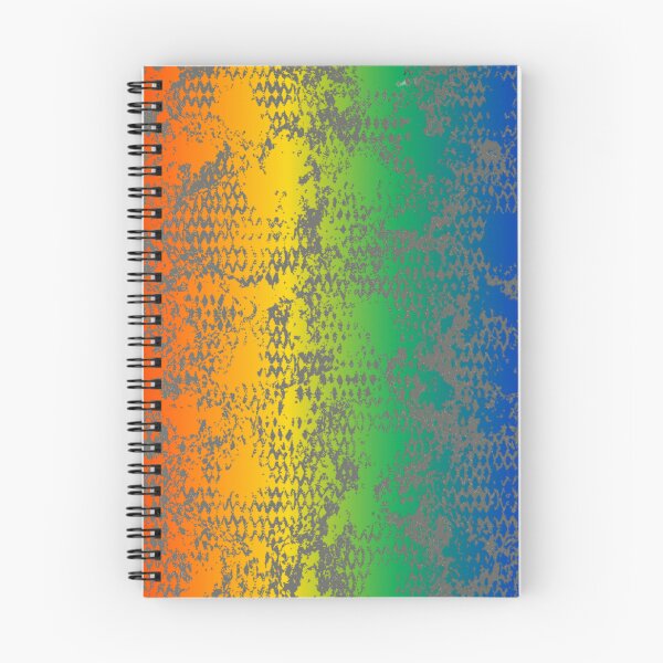 Item preview, Modern Distressed Python Print Pattern | Rainbow & Gray designed and sold by Frohyou.