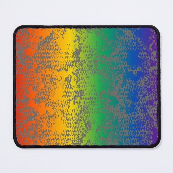 Item preview, Modern Distressed Python Print Pattern | Rainbow & Gray designed and sold by Frohyou.