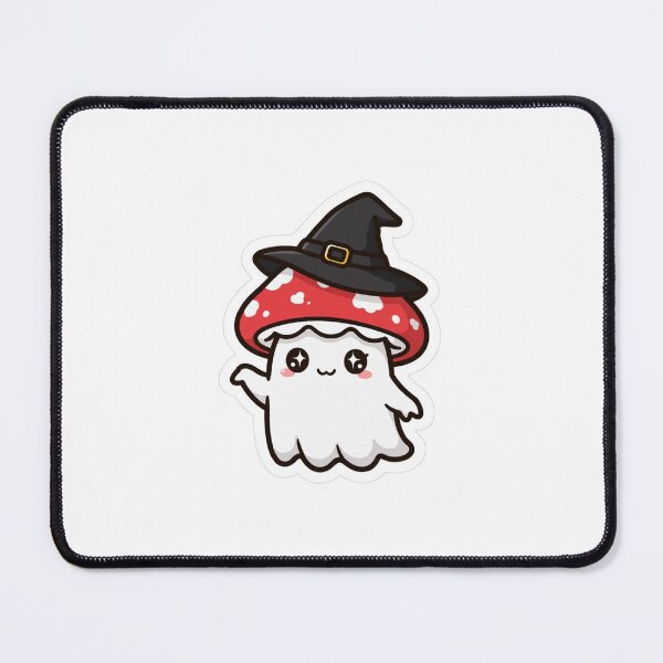Item preview, Witchy Mushroom Ghost - Cute Ghost Wearing Mushroom Witch Hat Halloween designed and sold by FBA.