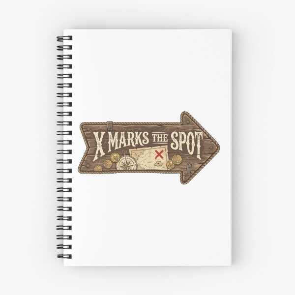 Item preview, X Marks the Spot Pirate Treasure Map  designed and sold by BetweenForms.