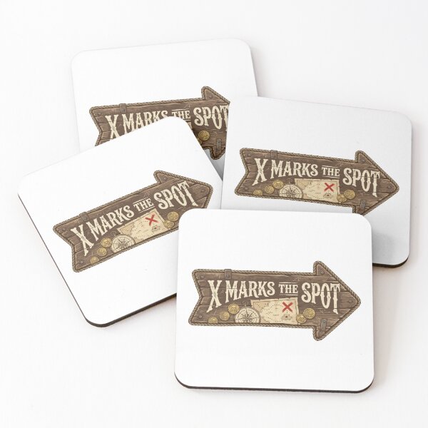 Item preview, X Marks the Spot Pirate Treasure Map  designed and sold by BetweenForms.
