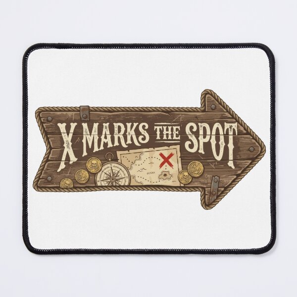 Item preview, X Marks the Spot Pirate Treasure Map designed and sold by BetweenForms.