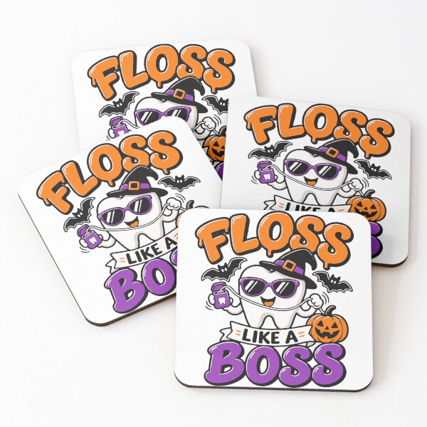 Item preview, Floss Like a Boss Funny Halloween Dentist designed and sold by Sunday.Supply.