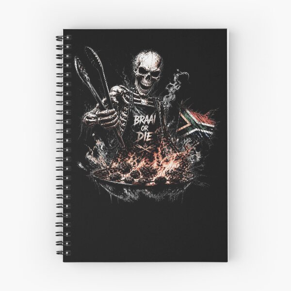 Item preview, Braai or Die Skeleton with Tongs South African Pride designed and sold by DesignedByMarty.