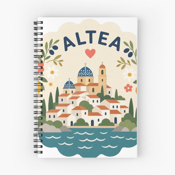 Item preview, Altea Spain Travel Souvenir Modern Folk Art designed and sold by VisualArtsOasis.