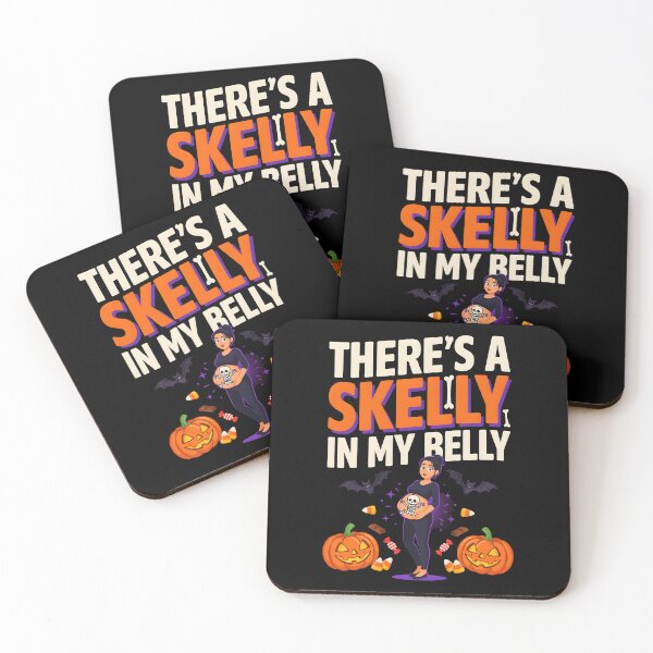 Item preview, There's a Skelly in My Belly Spooky Pregnancy Reveal designed and sold by Redgiant87x.
