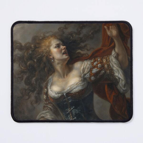 Item preview, Dramatic Gothic Gypsy Woman Dancing In Storm designed and sold by DarkHolyQueen.