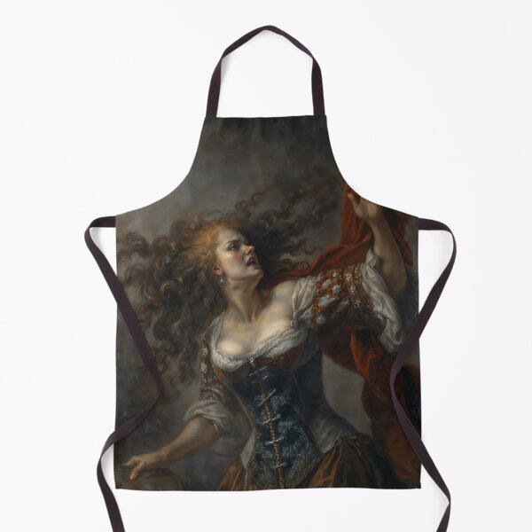 Item preview, Dramatic Gothic Gypsy Woman Dancing In Storm designed and sold by DarkHolyQueen.