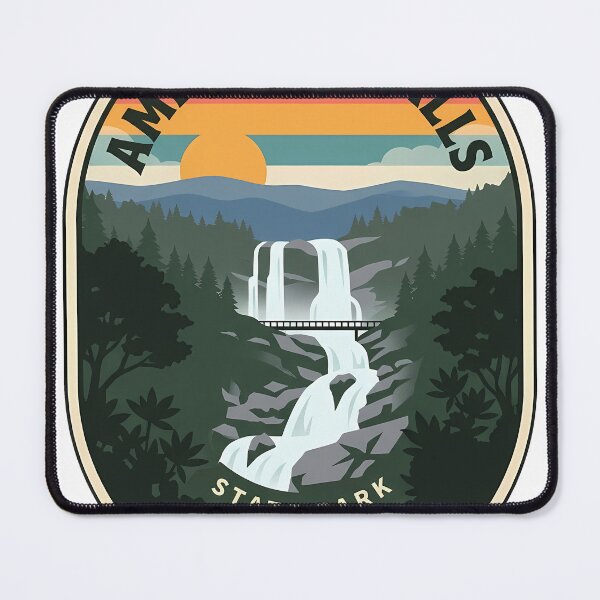 Item preview, Amicalola Falls State Park Georgia Sticker designed and sold by DetourDgn.