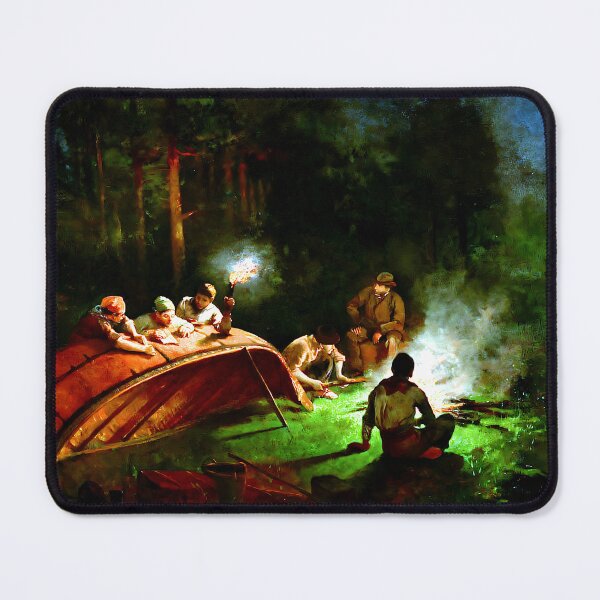 Item preview, Canoe Party Around a Campfire - Frances Anne Hopkins designed and sold by Jon-Baran.