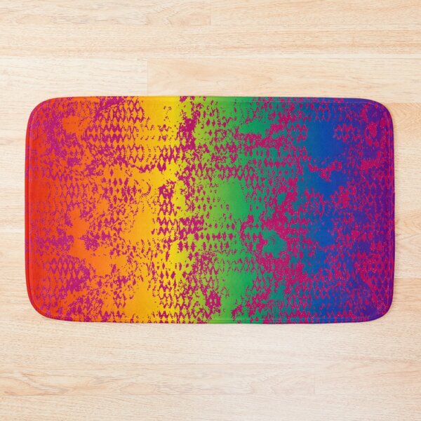 Item preview, Modern Distressed Python Print Pattern | Rainbow & Pink designed and sold by Frohyou.