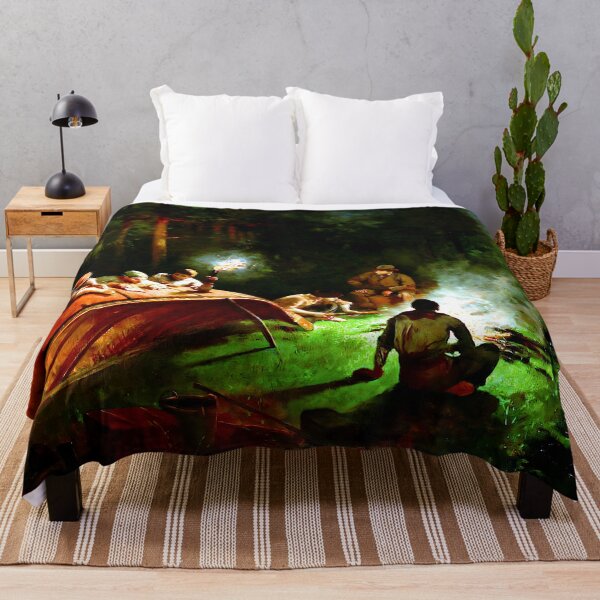 Item preview, Canoe Party Around a Campfire - Frances Anne Hopkins designed and sold by Jon-Baran.