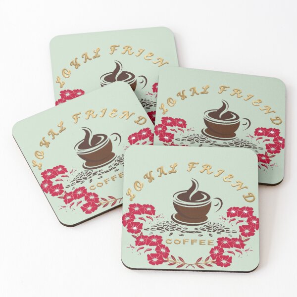 Item preview, Copy of Loyal Friend Coffee Floral Logo Design designed and sold by zaoroo shop.