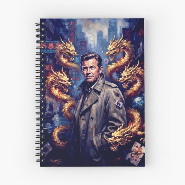 Item preview, Five Golden Dragons Mystery Fine Art Tribute designed and sold by Art's Diner.