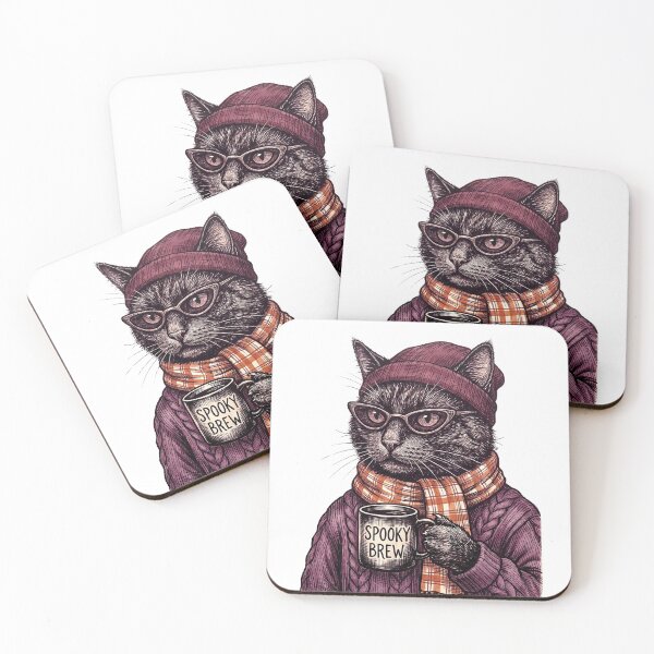 Item preview, Cozy Cat Spooky Brew designed and sold by Roy & Tiffany.