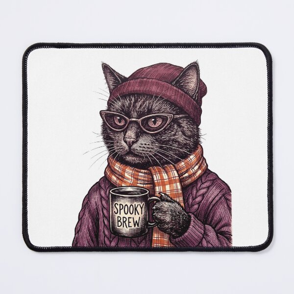 Item preview, Cozy Cat Spooky Brew designed and sold by Tiffany Roy.