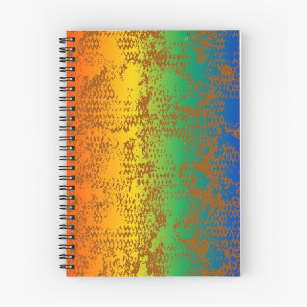 Item preview, Modern Distressed Python Print Pattern | Rainbow & Brown designed and sold by Frohyou.