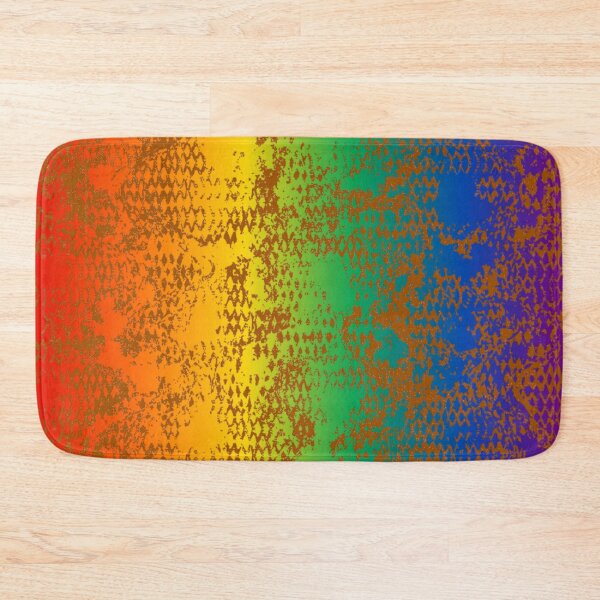 Item preview, Modern Distressed Python Print Pattern | Rainbow & Brown designed and sold by Frohyou.