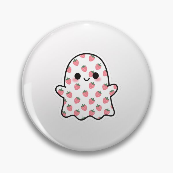 Item preview, Strawberry Ghost - Cute Coquette Ghost With Strawberry Hat Summerween designed and sold by FBA.
