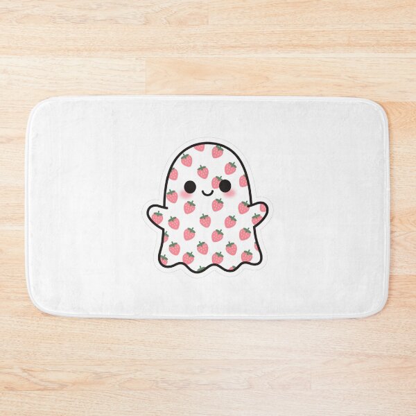 Artikelvorschau, Strawberry Ghost - Cute Coquette Ghost With Strawberry Hat Summerween entworfen und verkauft von FBA.