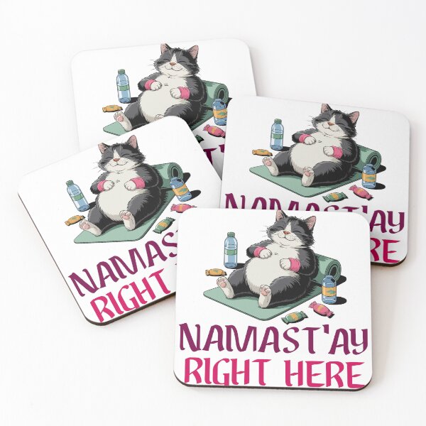 Item preview, Namast’ay Right Here   designed and sold by Jazira-Arts.
