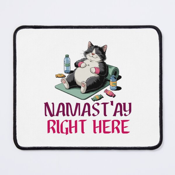 Item preview, Namast’ay Right Here designed and sold by Jazira-Arts.