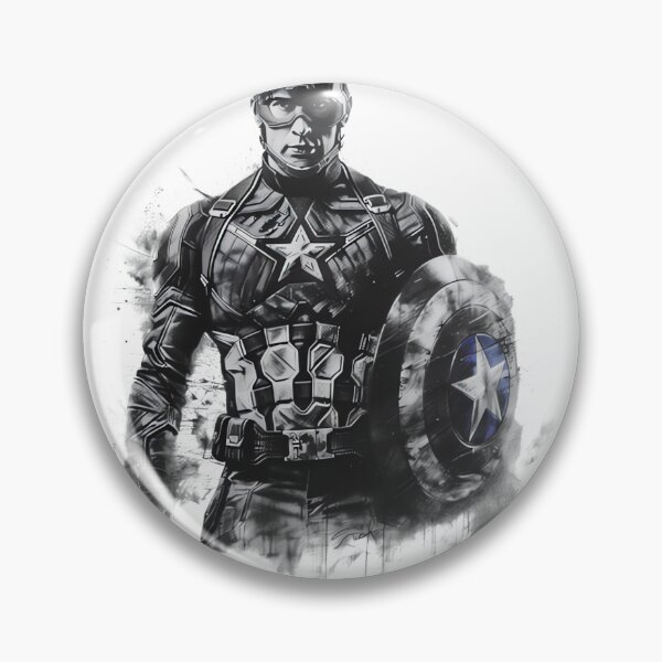 Item preview, Captain America Charcoal | Limited Edition designed and sold by CyberCrunk.