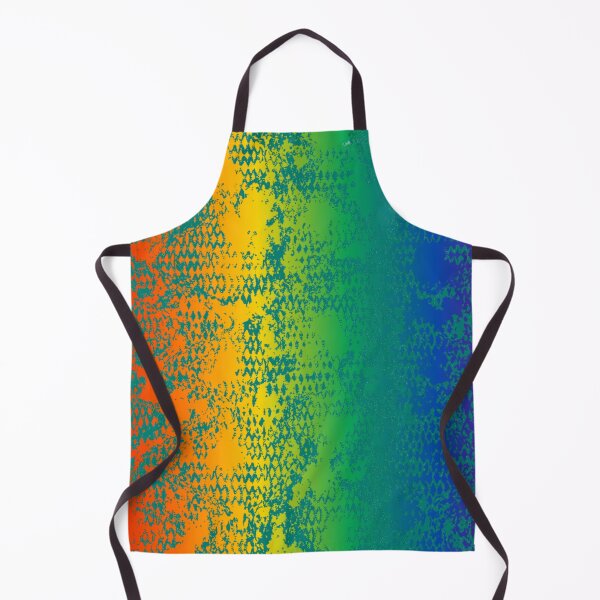 Item preview, Modern Distressed Python Print Pattern | Rainbow & Teal designed and sold by Frohyou.