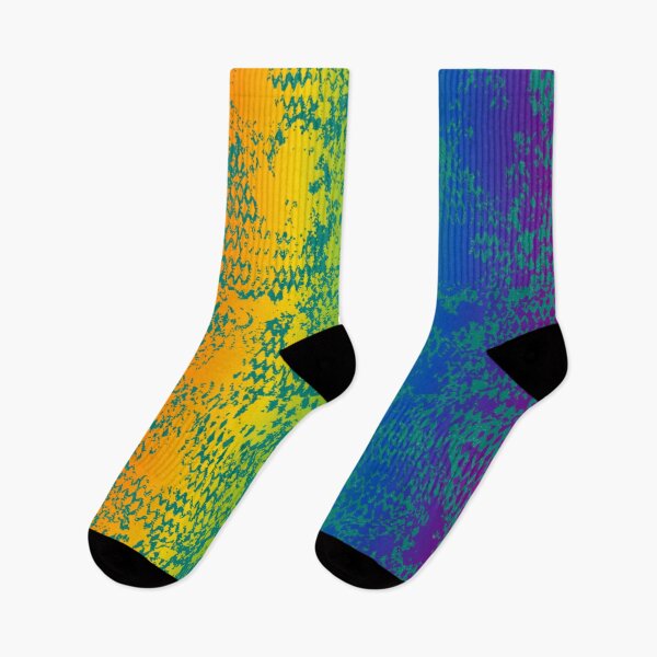 Artikelvorschau, Modernes, im Used-Look gehaltenes Python-Printmuster | Regenbogen & Türkis entworfen und verkauft von Frohyou.