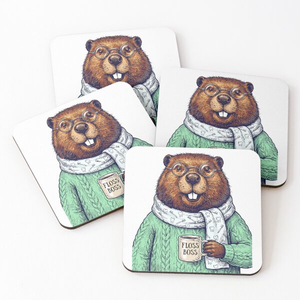 Item preview, Beaver Dentist Floss Boss designed and sold by Roy & Tiffany.