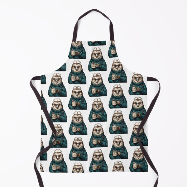 Item preview, Owl Nurse Caffeinate Medicate designed and sold by Roy & Tiffany.