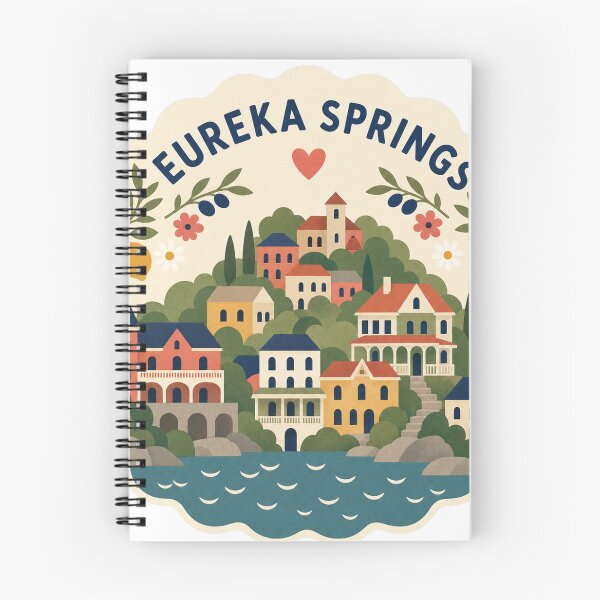 Item preview, Eureka Springs USA Travel Souvenir Modern Folk Art designed and sold by VisualArtsOasis.