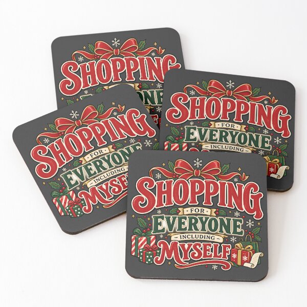 Item preview, Shopping for Everyone Including Myself – Funny Christmas Shopping designed and sold by MAD's Recreation Studio.