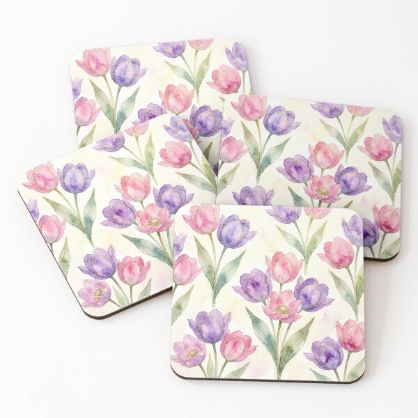 Item preview, Pink and Purple Tulips designed and sold by GraphicsClub.