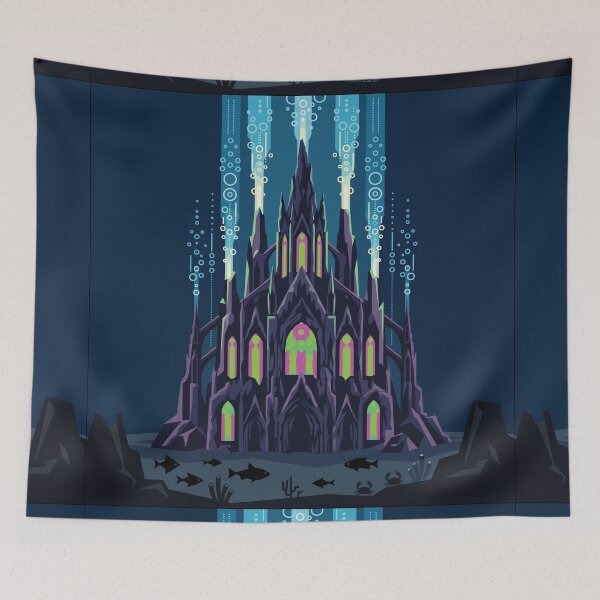 Item preview, Underwater Gothic Cathedral designed and sold by KeremYurtseven.